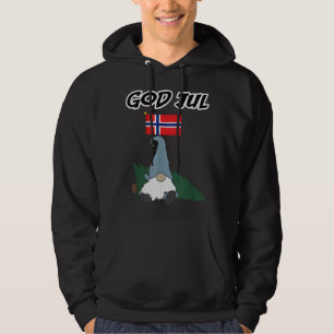 God Jul Norvège Gnome Tshirt Merry Christmas Nor