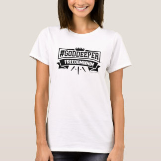 #GODDEEPER (TM) - liberté dans lui T-shirt (blanc)