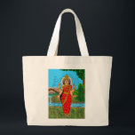 Goddess Bhramari Tote Bag<br><div class="desc">Carry divine energy wherever you go with this Goddess Bhramari tote bag featuring powerful Hindu devotional artwork. Maa Bhramari, a fierce manifestation of Goddess Durga associated with bees and divine protection, symbolizes strength and the destruction of negativity. Perfect for daily use, shopping, books, or travel, this tote bag blends sacred...</div>