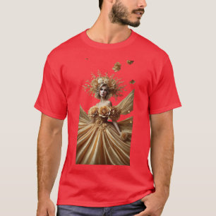 🌟 Goddess Elegance - T-shirt Royal Bloom