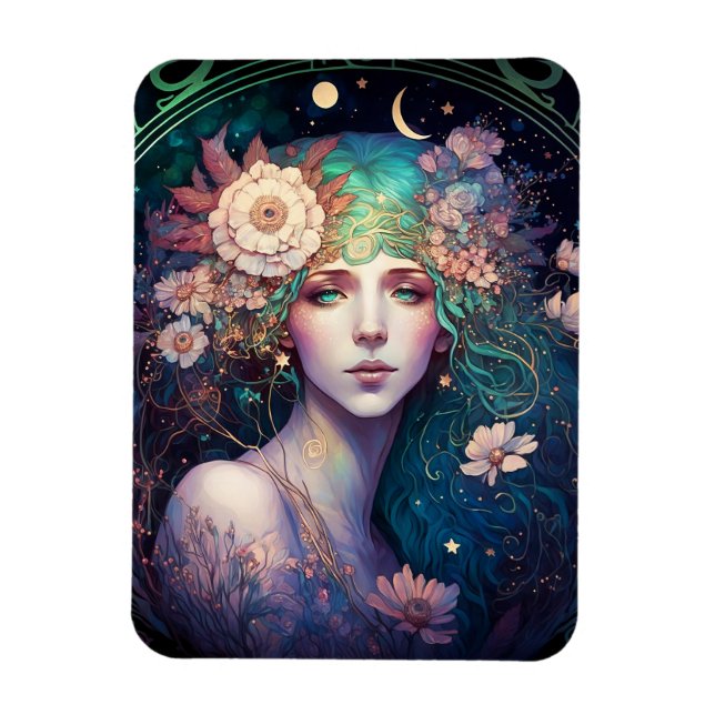Goddess Imaginaire Art Magnet (Vertical)