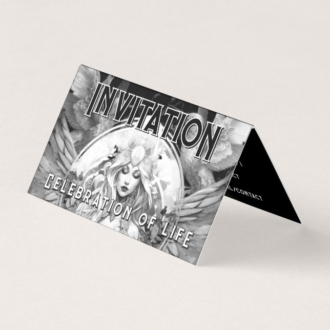 Goddess Life Celebration Anniversaire Invitation (Front)