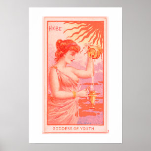 Goddess of Youth, Hebe, Poster Print