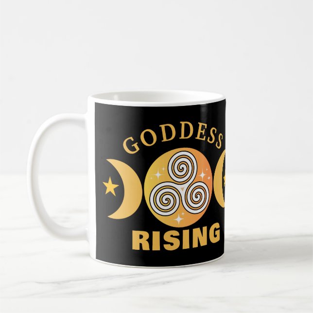 Goddess Rising Mug - Golden Solar Power (Gauche)