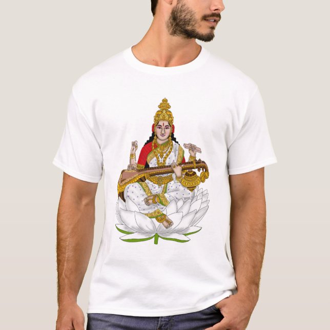 Goddess Saraswati T-Shirts (Devant)