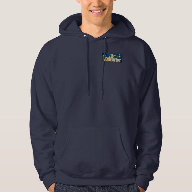 Godfarter Marine sweat - shirt à capuche (Devant)