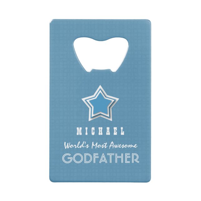GODFATHER Blue White Star et nom D37 (Devant)