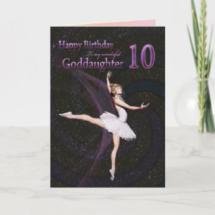 Godgirl age 10, une carte d'anniversaire de baller