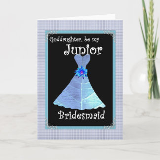 Godgirl Be My Junior Bridesmaid Invitation