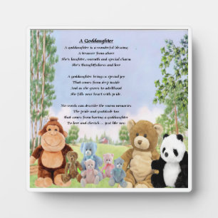 Godgirl Poem Plaque - Cudtly Toys design