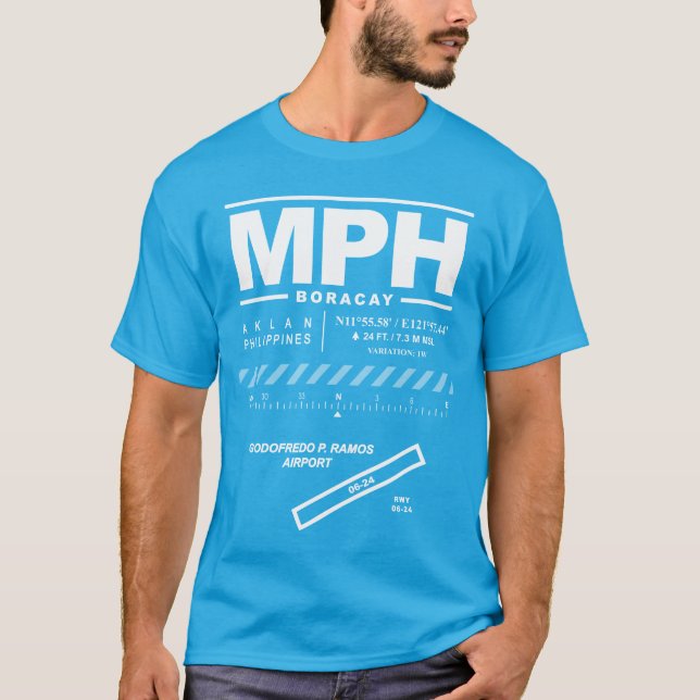 Godofredo P. Ramos Airport MPH T-Shirt (Devant)