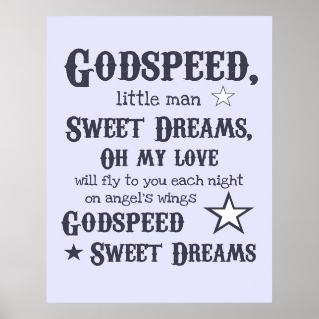 Godspeed, Sweet Dreams Poster (Devant)