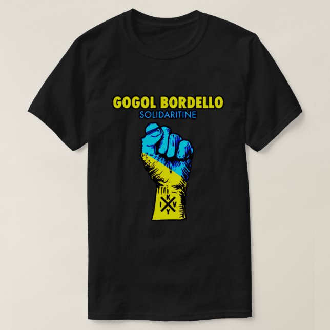 gol bordello solidaritine logo classique T-shirt (Design devant)