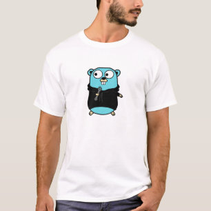 Golang Gopher En Sweat - shirt à capuche Noir