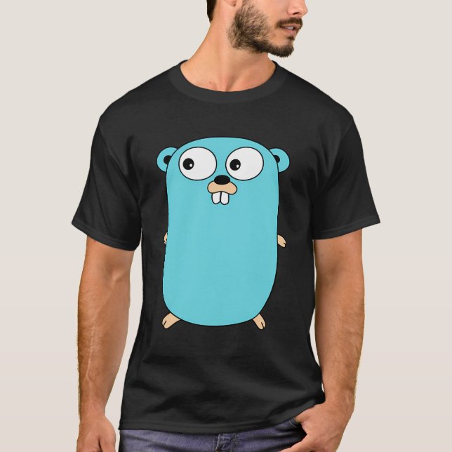 Golang Gopher Programmer Sweat - shirt à capuche (Devant)
