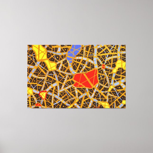 GOLD 11L25 - Impression sur toile tendue ( 157 cm  (Recto)