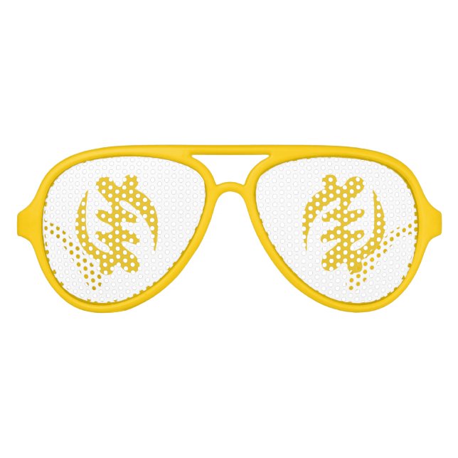 Gold Adinkra Gye Nyame Adulte Aviator Lunettes de  (Devant)