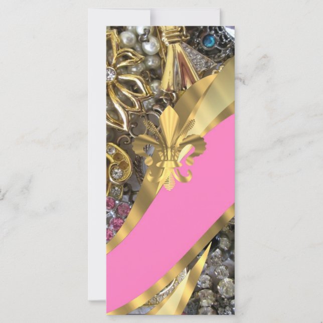 Gold bling fleur de lys (Devant)