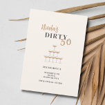 Gold Champagne 30th Birthday Party Invitation<br><div class="desc">Lancez une soirée de 30 ans classe mais sale avec cette élégante invitation à la fête du champagne d'or ! Parfait pour tous les amateurs de cocktails ou même d'espresso martini, cette mignonne invitation du 30e anniversaire est un succès ! Le modèle est éditable et imprimable, également disponible en téléchargement...</div>