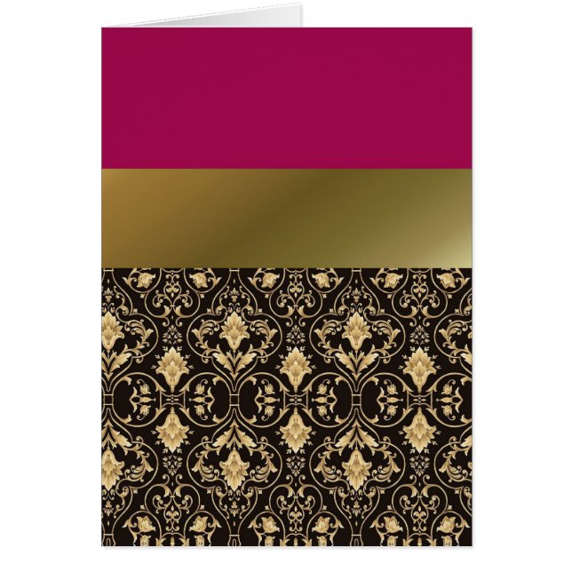 Gold damask et Red (Devant)