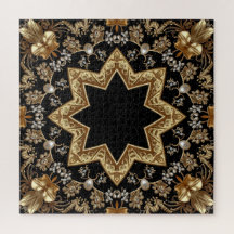 Gold Decorative Jigsaw Puzzle