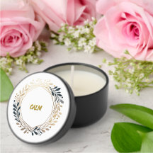 Gold et Marine Hexagon Wreath Calme