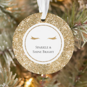 Gold Eyelashes parties scintillant de glamour girl