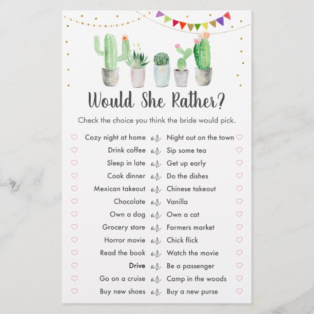 Gold Fiesta Cactus Voudrait Elle Plutôt Jeu (Devant)