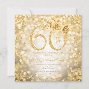 Gold Floral 60e Anniversaire Lumières