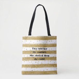 Gold Foil LOIN, Blanc, Grilles, Sac fourre-tout Co