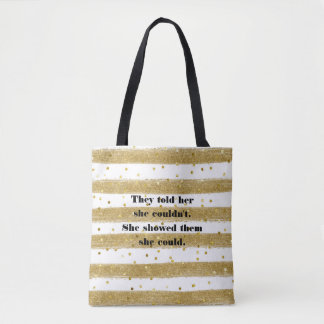 Gold Foil LOIN, Blanc, Grilles, Sac fourre-tout Co