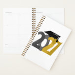 Gold Gray Class of 2027 Graduation<br><div class="desc">* CONGRATS TO THE GRAD! * * Customize this day / week planner for the graduate weeks to come! * With colorful stickers, 60 pages and 12 months long. * Two size options to choose from (soft or hard cover). * Add text to the cover (and / or to the...</div>