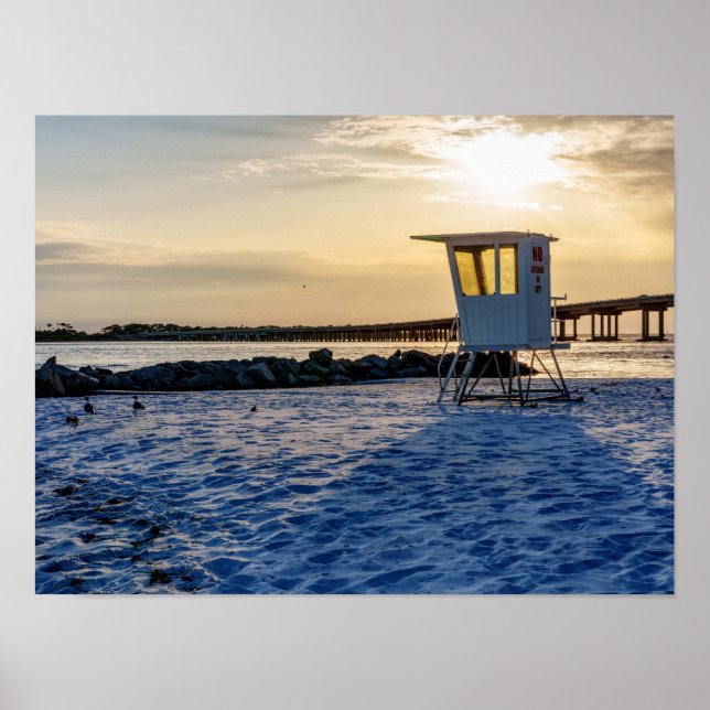 Gold Hour Destin East Pass Poster (Devant)