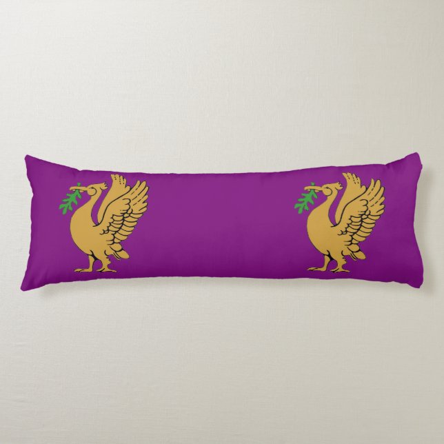 Gold Liverbird body coussin (Devant)