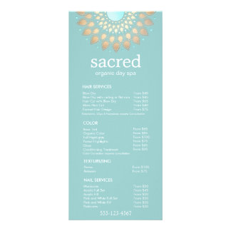 Gold Lotus Mandala  Spa Salon Price List Menu