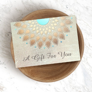 Gold Lotus Salon et certificat cadeau Spa