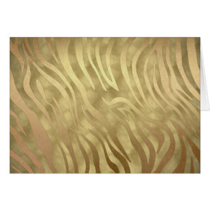 Gold Luxueux Zebra Jungle Safari Glam