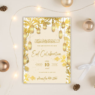 Gold Luxury Eid Celebration Invitation