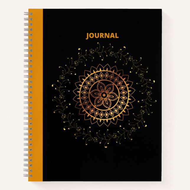 GOLD MANDALA JOURNAL (Devant)