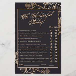 Gold Metallal Floral Arrangement Bridal Showe Jeu