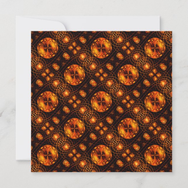 Gold Modern Boho Elegant Abstract Art Pattern #507 (Devant)