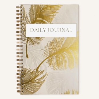 Gold Monstera Softcover Journal avec pages liées