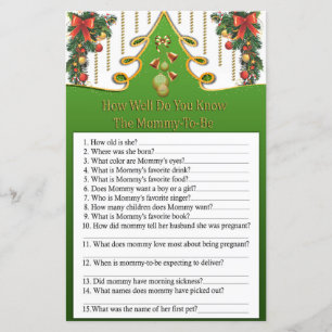 Gold noël arbre comment bien savez-vous jeu