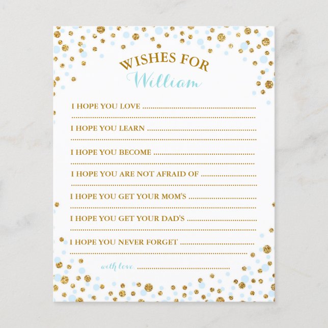 Gold Parties scintillant Blue Sprinkle Confetti Ba (Devant)