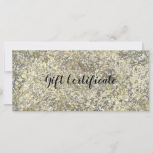 Gold Parties scintillant Crackle Moderne Chic Cert