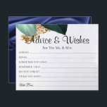 Gold Parties scintillant Foliage Conseil Mariage W<br><div class="desc">Mariage Conseils et voeux Cartes pour mariée et gardienne de mariée,  Voeux pour M. & Mme - Fête des mariées,  Jeux de Bachelorette.</div>