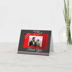 Gold & Pearls 75e Mariage Anniversaire Merci