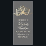 Gold Rustic Country Horseshoes Programme de mariag<br><div class="desc">programme de mariage campagnard rustique en fer à cheval avec fibre dorée</div>