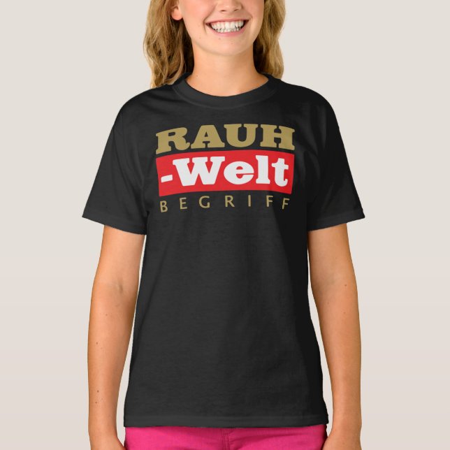 Gold RWB Rauh Welt Begriff Logo T-shirt Classic T- (Devant)