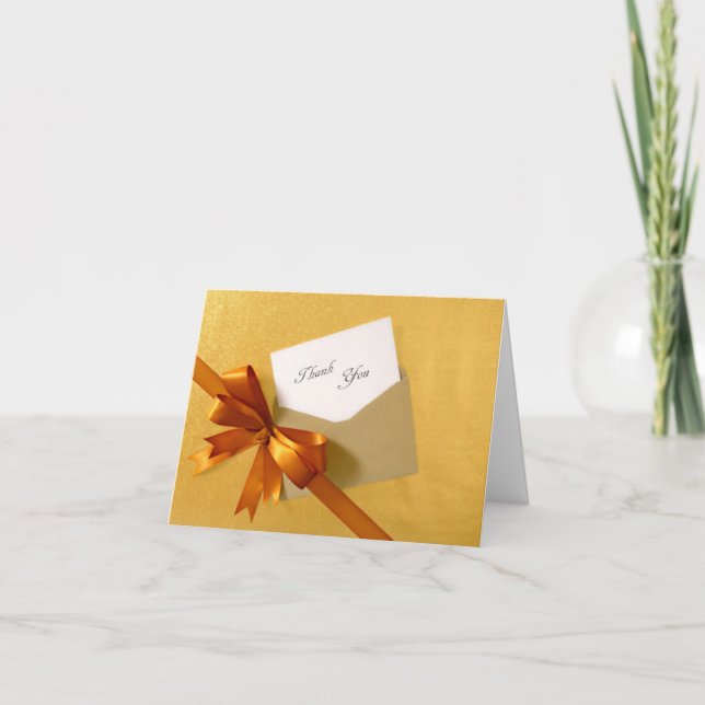 Gold Series - Carte de remerciements (Devant)